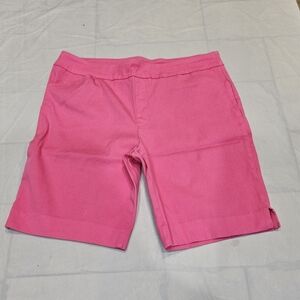 Time & True Pink Pull On Women's Shorts Sz 12-14